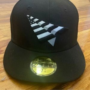 Paper Planes - The Original Crown Fitted Hat Black - 7 & 1/8th